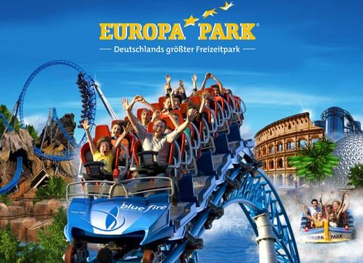 Le Parc d'Attraction Europa-Park, situé au Europa-Park-Strasse